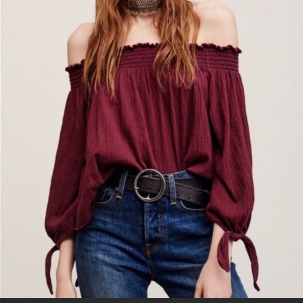 We the free off the Shoulder top